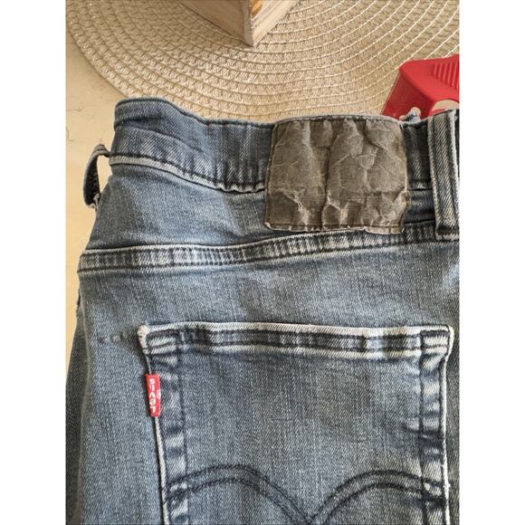 Levi's Jeans Mens 34x42 Blue 100% Cotton Denim 505 Straight Leg Red Tab - Picture 10 of 10